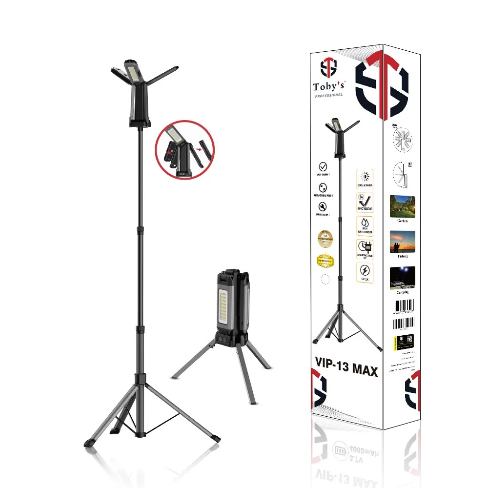 Toby’s VIP13 Max Camping Light | 8000mAh Built-in Rechargeable LED